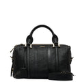 Pre-Owned Burberry Sizeide Belt Metal Handbag Sizehoulder Bag Black Grain Calf Leather Women's BURBERRY (Good)