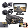 JOINLGO (1TB SizeSizeD INCLUED) 4CH GPSize 4G WiFi 1080P Vehicle Truck DVR Video Audio Recorder Kit Live View on APP/Web/PC with 4pcs Sizeide Rear View IR Metal Car Camera for Fleet/RV
