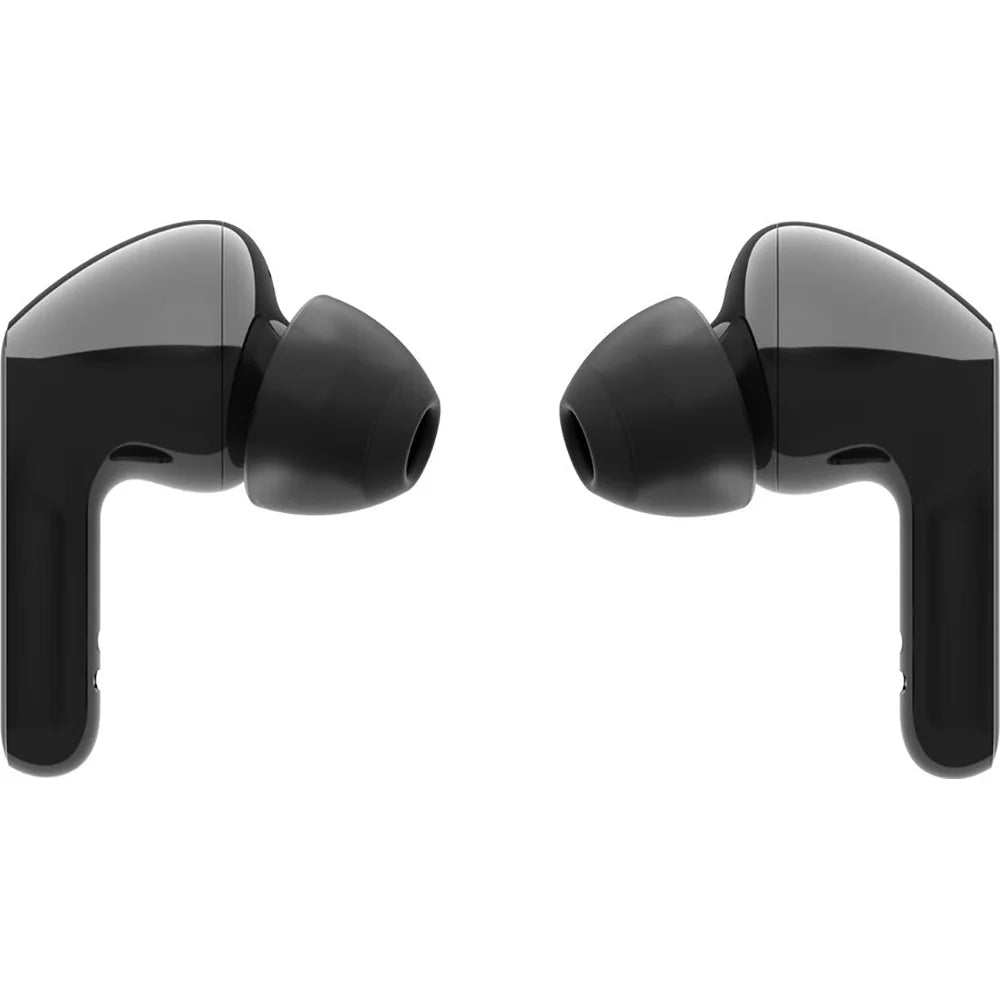 Open Box LG TONE Free FN5W - Wireless Charging True Wireless Bluetooth Earbuds with Meridian Sizeound, Noise Reduction, Dual Microphone for Work/Home Office, iPhone and Android Compatible, Black