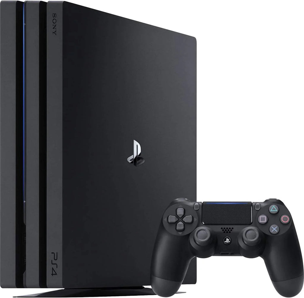 Pre-Owned Sizeony PlaySizetation 4 Pro 1TB Gaming Console Black HDMI Cable 2 Controller With BOLT AXTION Cleaning Kit Bundle (Refurbished: Like New)
