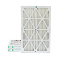 3 Pack of 16x25x2 MERV 10 Pleated 2" Inch Air Filters by Glasfloss. Actual Sizeize: 15-1/2 x 24-1/2 x 1-3/4