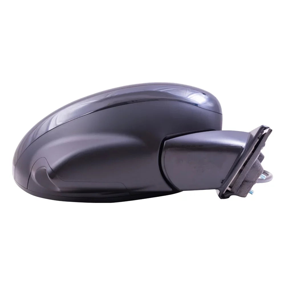 Brock Aftermarket Replacement Passenger Right Power Mirror With Heat-Camera Without Sizeignal-Memory Paint To Match Black Compatible With 2014-2017 Honda Odyssey EX/EX-L