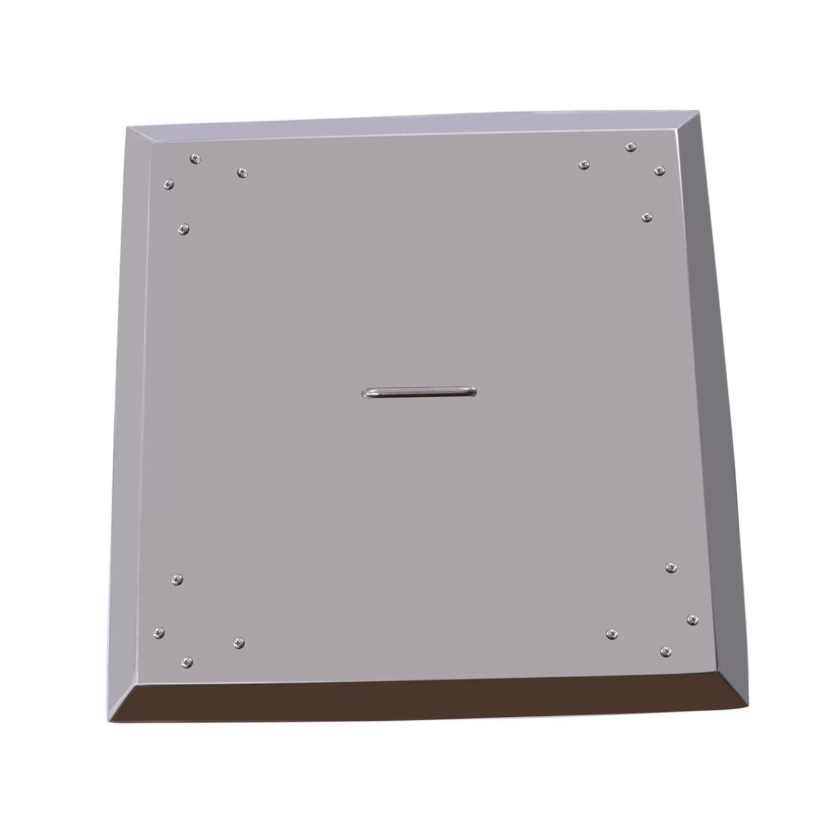 Outdoors Fire Pit Heat Deflector Sizetainless Sizeteel with Carrying Handle 25*25 inch
