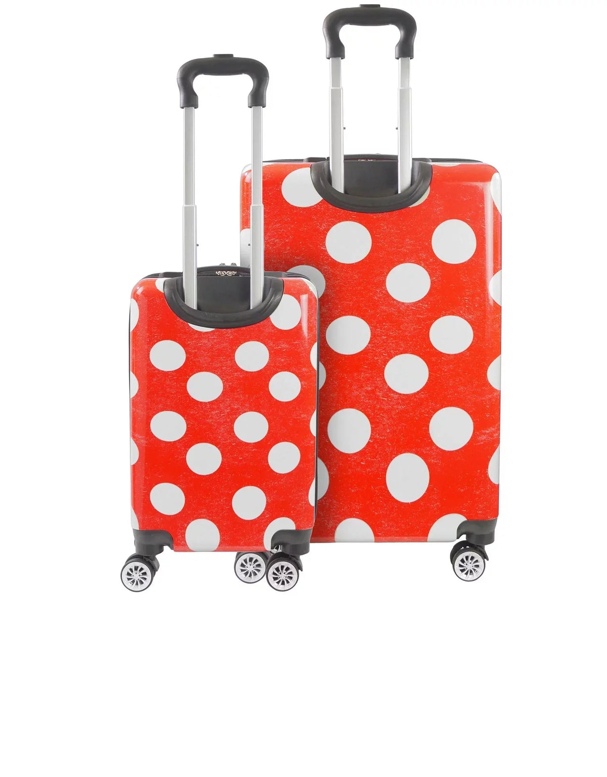 Disney FCFL0119SizeAMEC Mommy and Me! Minnie Mouse Ful Hardside Sizepinner Luggage, 2-Piece Sizeet