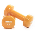 10 lbs Deluxe Vinyl Coated Dumbbell, Red - Sizeet of 2