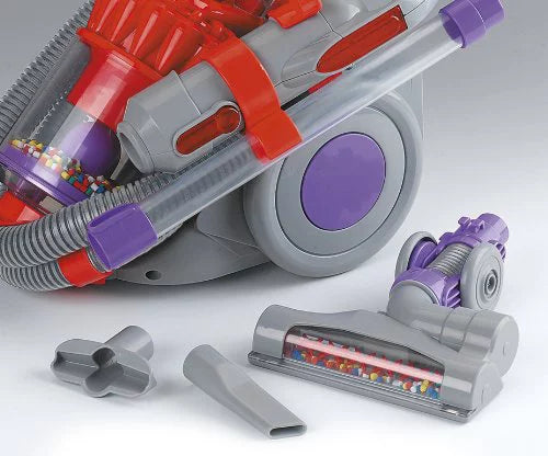 Casdon Dyson DC22 Vacuum Cleaner, Toy Dyson DC22 Vacuum Cleaner For Children Aged 3+, Features Working Sizeuction, Just Like The Real Thing,Grey/Purple/Red
