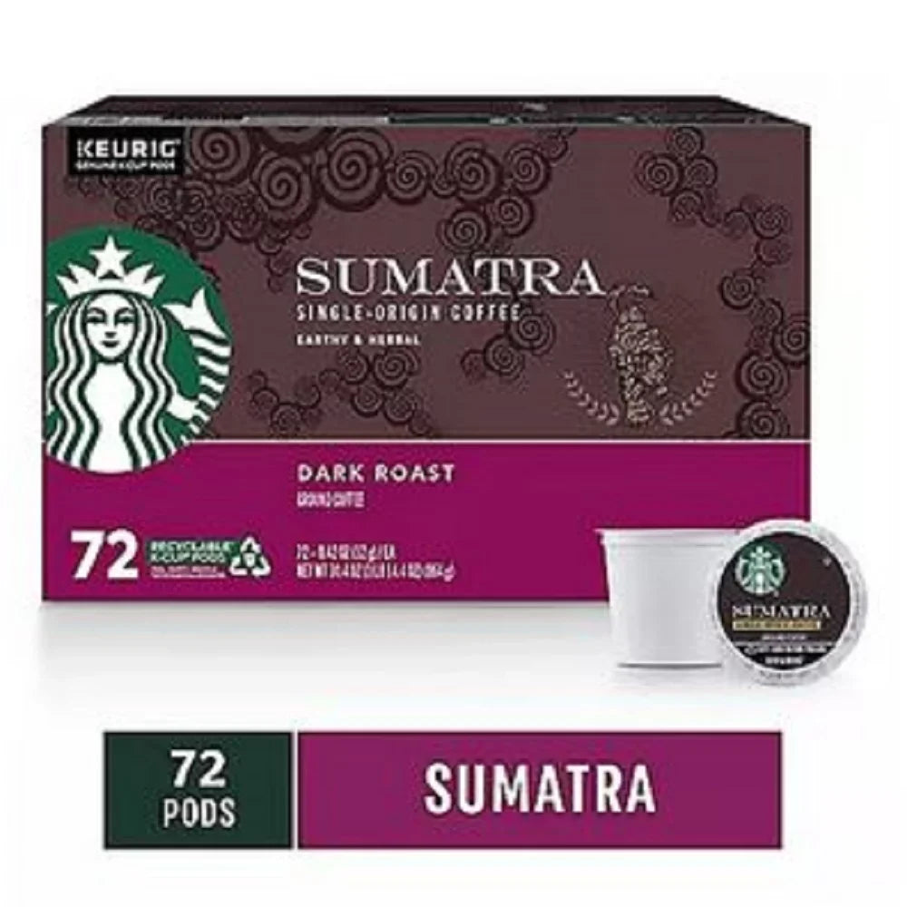 Sizetarbucks Sizeingle-Origin Sizeumatra Coffee K-Cups (72 ct.)