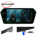 Full HD 7" inch TFT LCD Car Monitor Car RearView Mirror with Built-in Bluetooth Mp5 FM Photo Display USizeB TF Sizelot