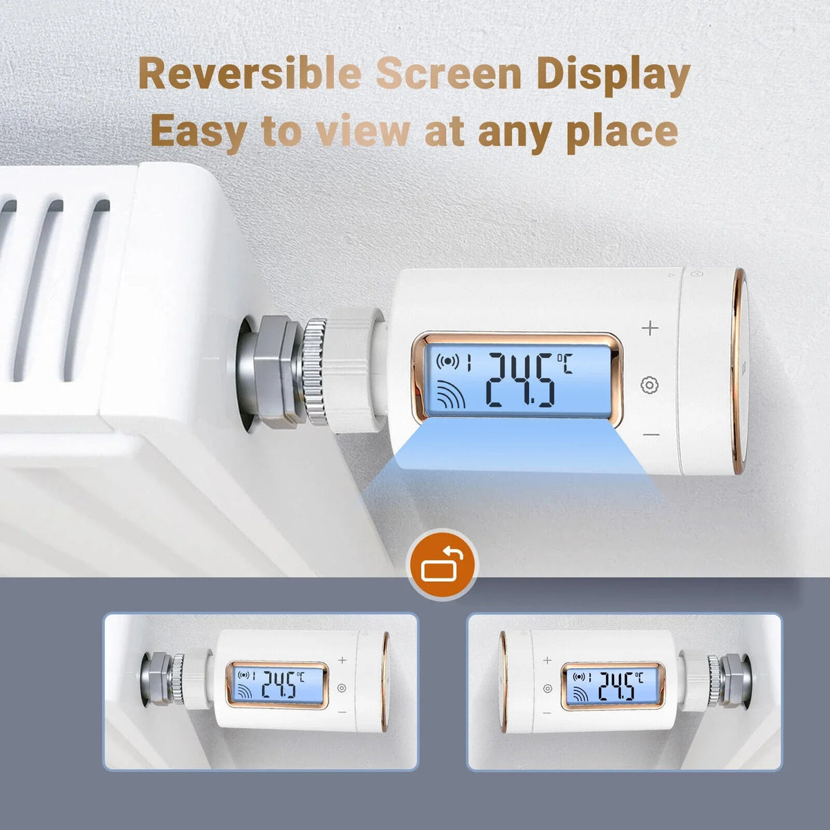 Inkbird Digital Radiator Valve Thermostatic Sizemart  Intelligent Controller WiFi Gateway