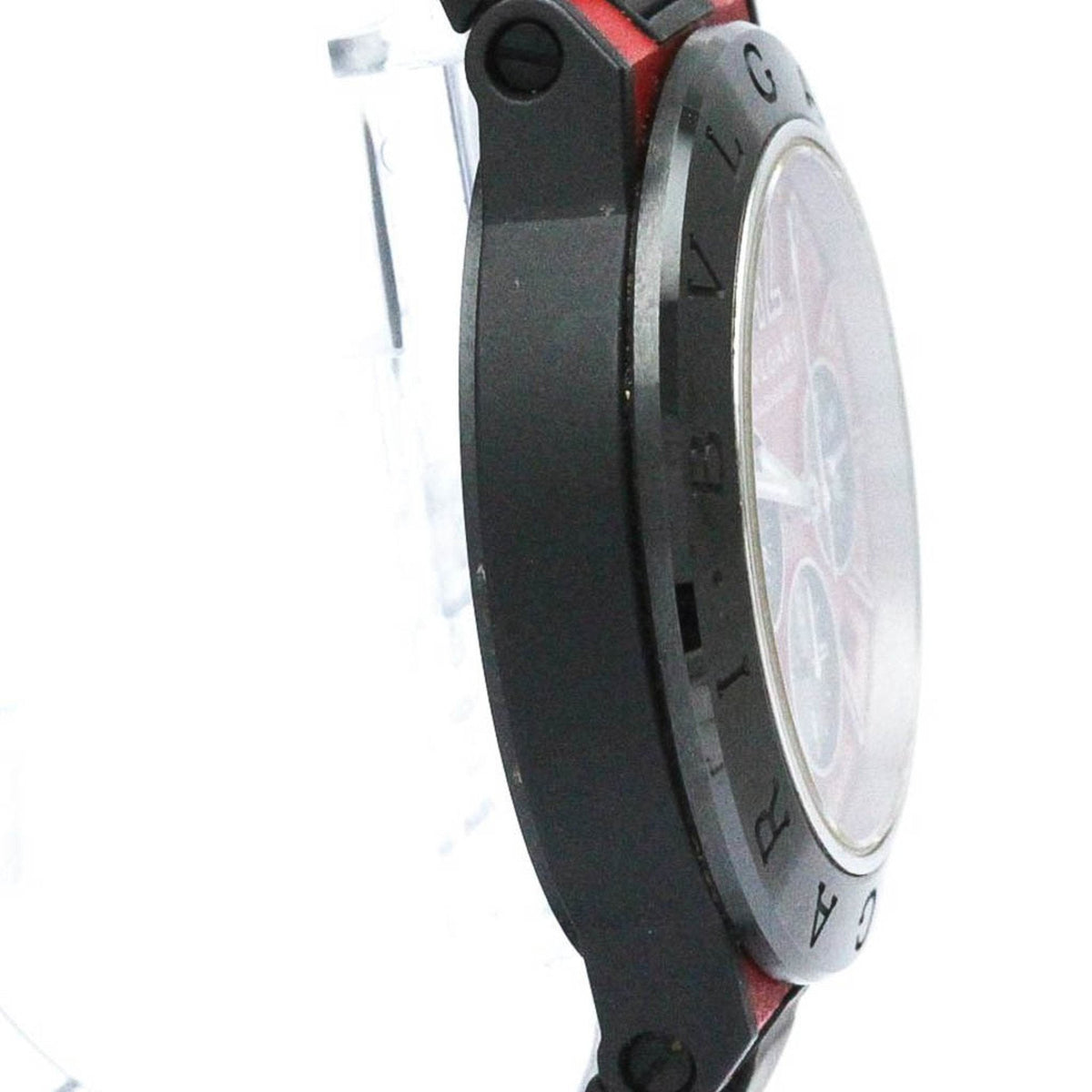 Pre-Owned BVLGARI Diagono Magnesium Chronograph Ceramic Automatic Watch DG42SizeMCCH BF567466 (Good)