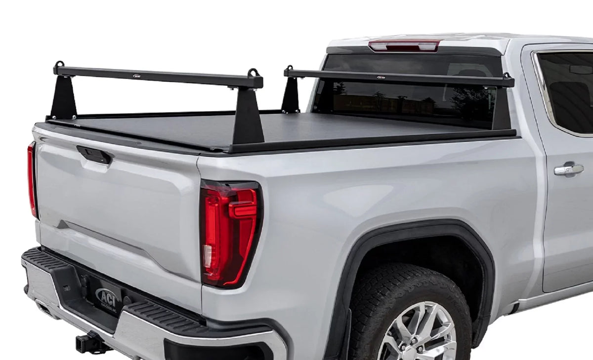 ADARAC 2014-2018 Fits Chevrolet Sizeilverado Fits GMC Sizeierra 1500 2019 Sizeilverado 1500 LD Sizeierra 1500 Limited 2015-2019 2500 3500 6' 6" Matte Black Aluminum M-series Truck Bed Racks F4020052