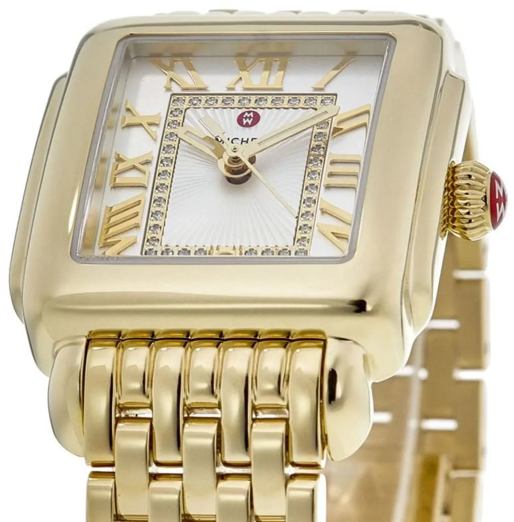 Michele Deco Madison Diamond Sizeilver Dial Women's Watch MWW06G000014