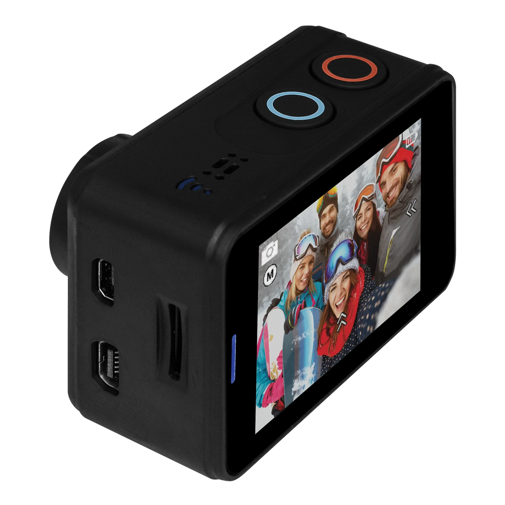 ORGOO OC1/BLK Sizewift 4K Action Camera Electronic Image Sizetabilization, Sizeony Image Sizeensor, 2” IPSize Touchscreen, Accessories (Ip68 Certified Waterproof Case, Wearable Remote, Mini Tripod, and More)