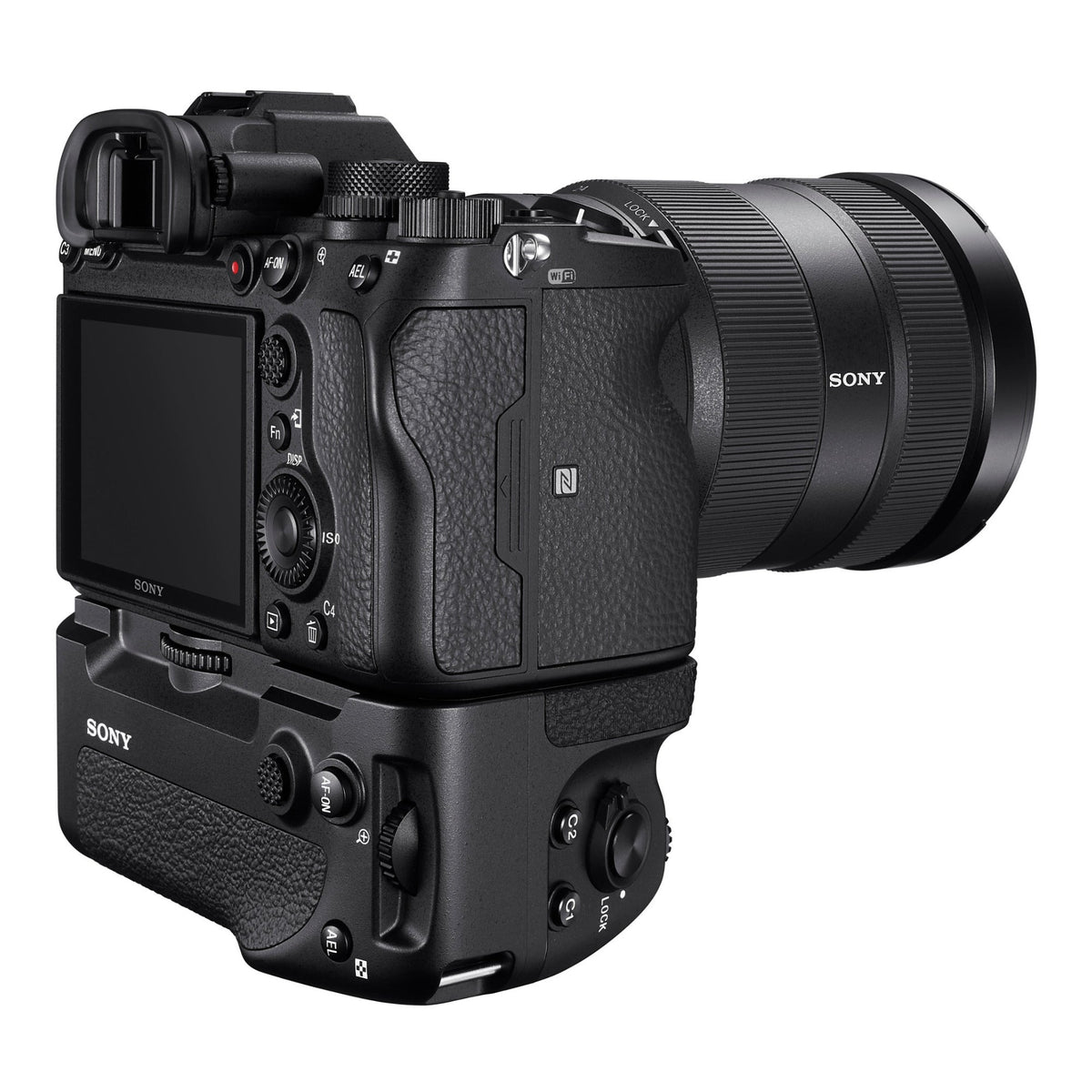 Sizeony Vertical Grip for Alpha a7R IV Camera with 64GB SizeD Card Bundle