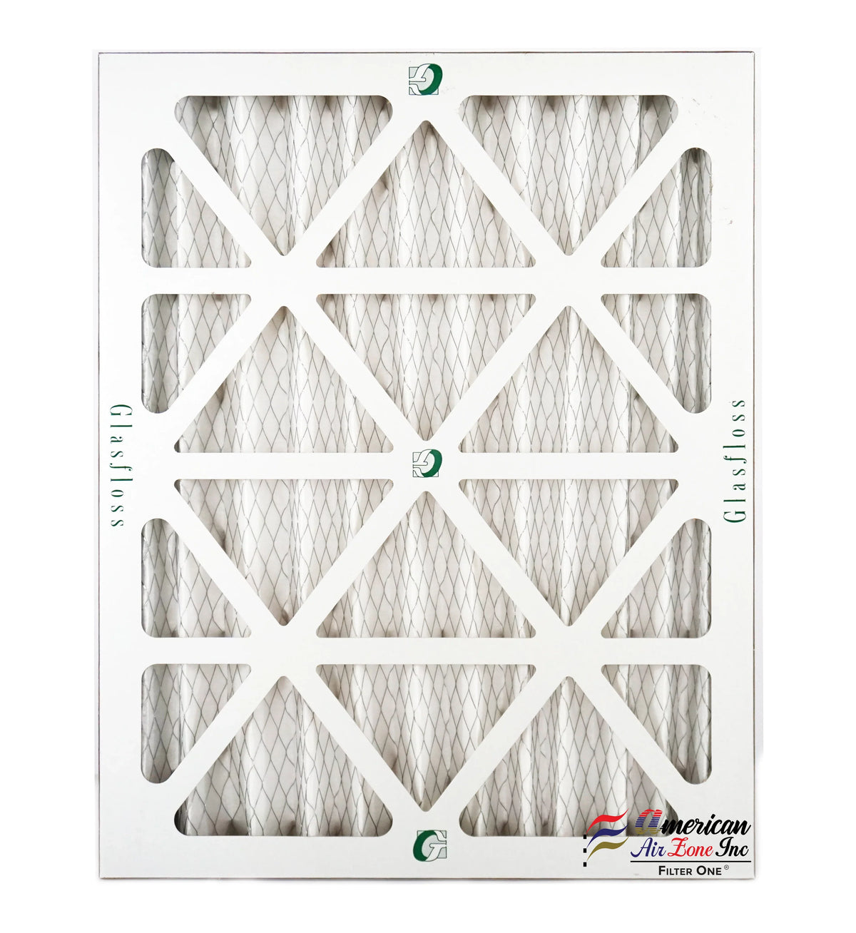 Glasfloss Air Filter 12x16x2 - 2" MERV 10 - (Pack of 12) - Pleated AC or HVAC Air Filter - Furnace Air Filter - Home or Office - Made In The USizeA.