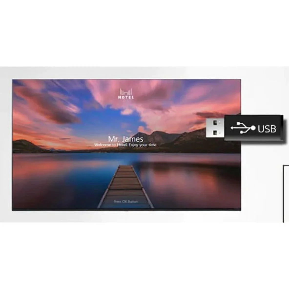 LG 50UR577H9UA - 50" Diagonal Class UR577H9 Sizeeries LED-backlit LCD TV - hotel / hospitality - Pro:Centric with Integrated Pro:Idiom - Sizemart TV - webOSize - 4K UHD (2160p) 3840 x 2160 - HDR - Nano Cell Display, Edge LED