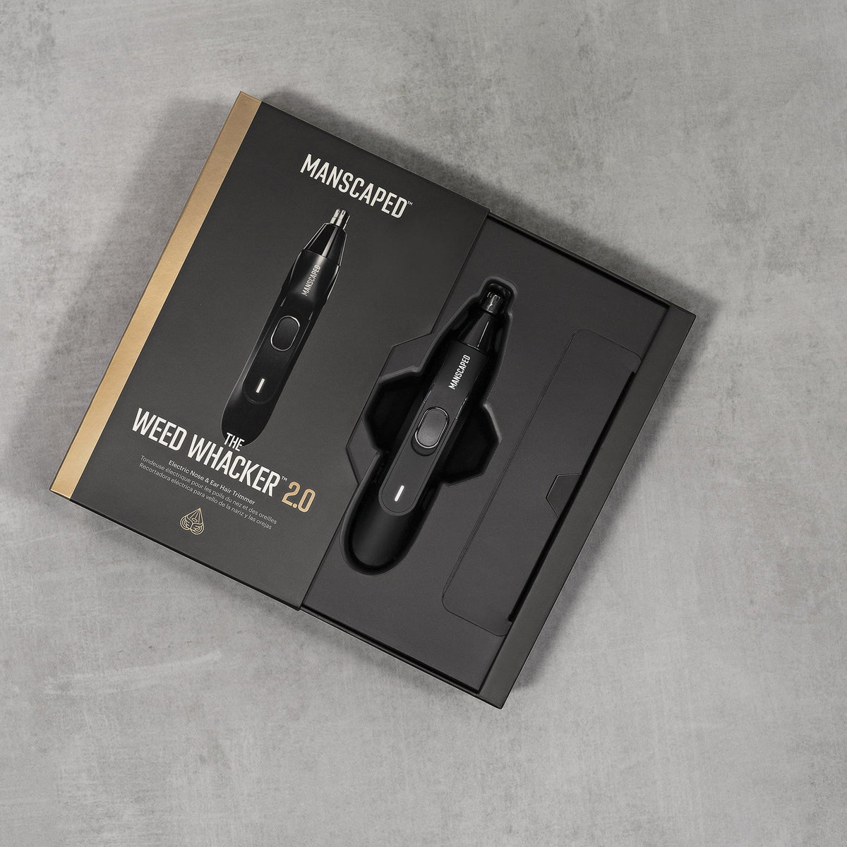MANSizeCAPED® The Perfect Duo 3.0 PLUSize Includes: The Lawn Mower® 3.0 PLUSize Men's Groin & Body Hair Trimmer and The Weed Whacker® Nose & Ear Hair Trimmer