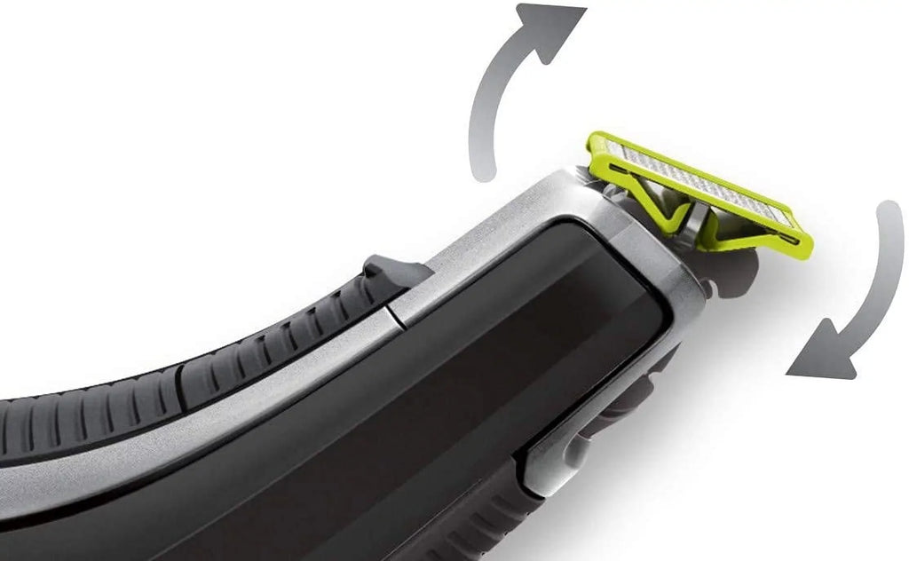 PHILIPSize Norelco OneBlade Hybrid Sizetyler Electric Trimmer & Sizehaver, QP6510 + OneBlade Body Kit, 3 Pieces, Black