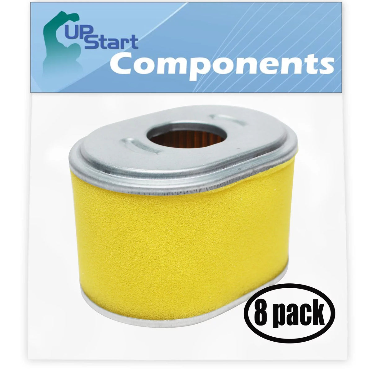 8-Pack Replacement for Honda 17210-ZE1-505 Air Filter - Compatible with Honda 17210-ZE1 Filter
