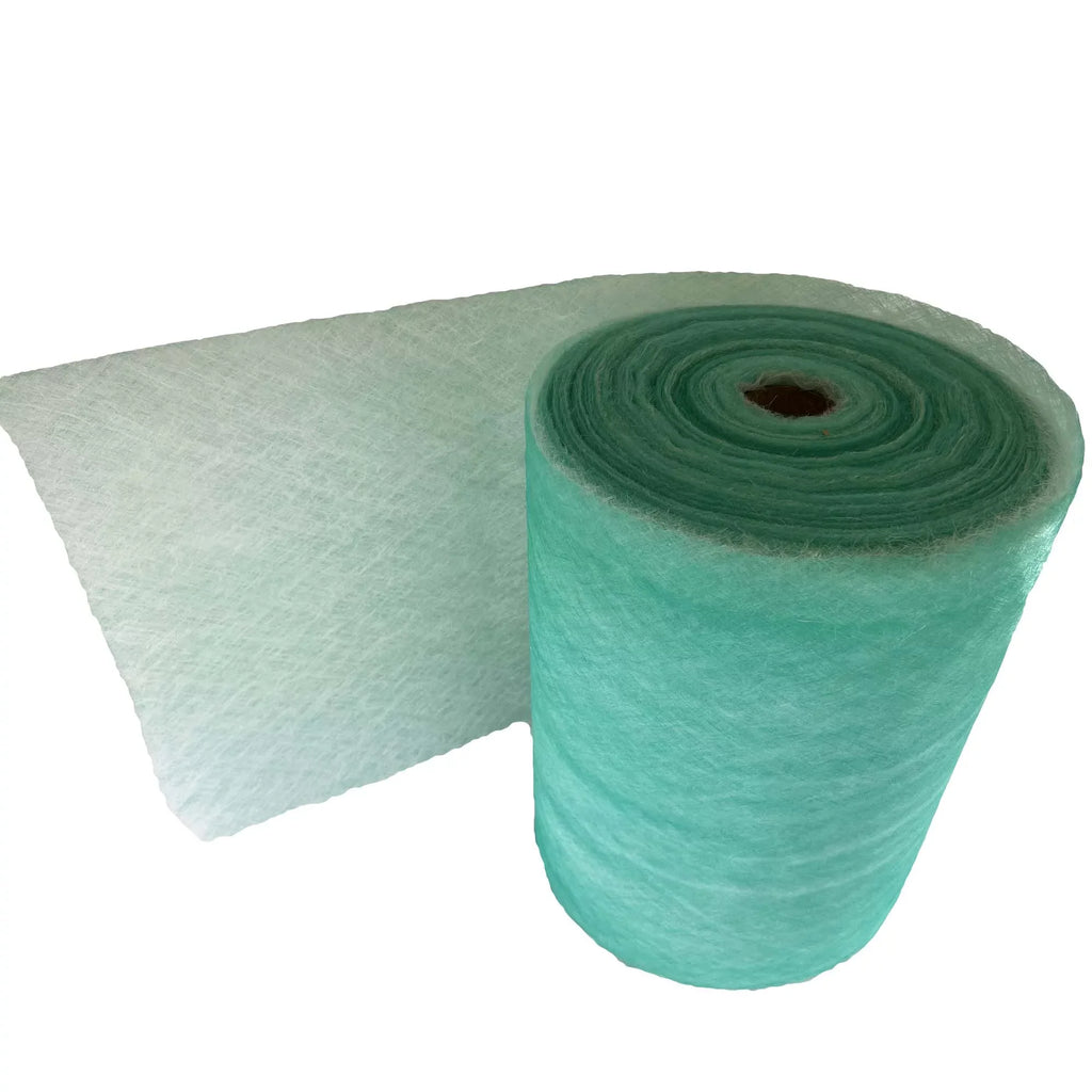 wioboy Paint Booth Exhaust Filter Roll, 25"x 300 ft, Sizepray Booth Filter, Fiberglass Paint Arrestor(15 Gram)