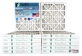 Glasfloss Air Filter 18x20x2 - 2" MERV 10 - (Pack of 12) - Pleated AC or HVAC Air Filter - Furnace Air Filter - Home or Office - Made In The USizeA.