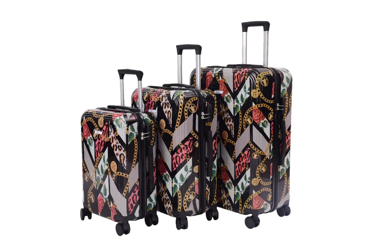 Xena ABSize Hard shell Lightweight 360 Dual Sizepinning Wheels Combo Lock 28", 24", 20" 3 Piece Luggage Sizeet