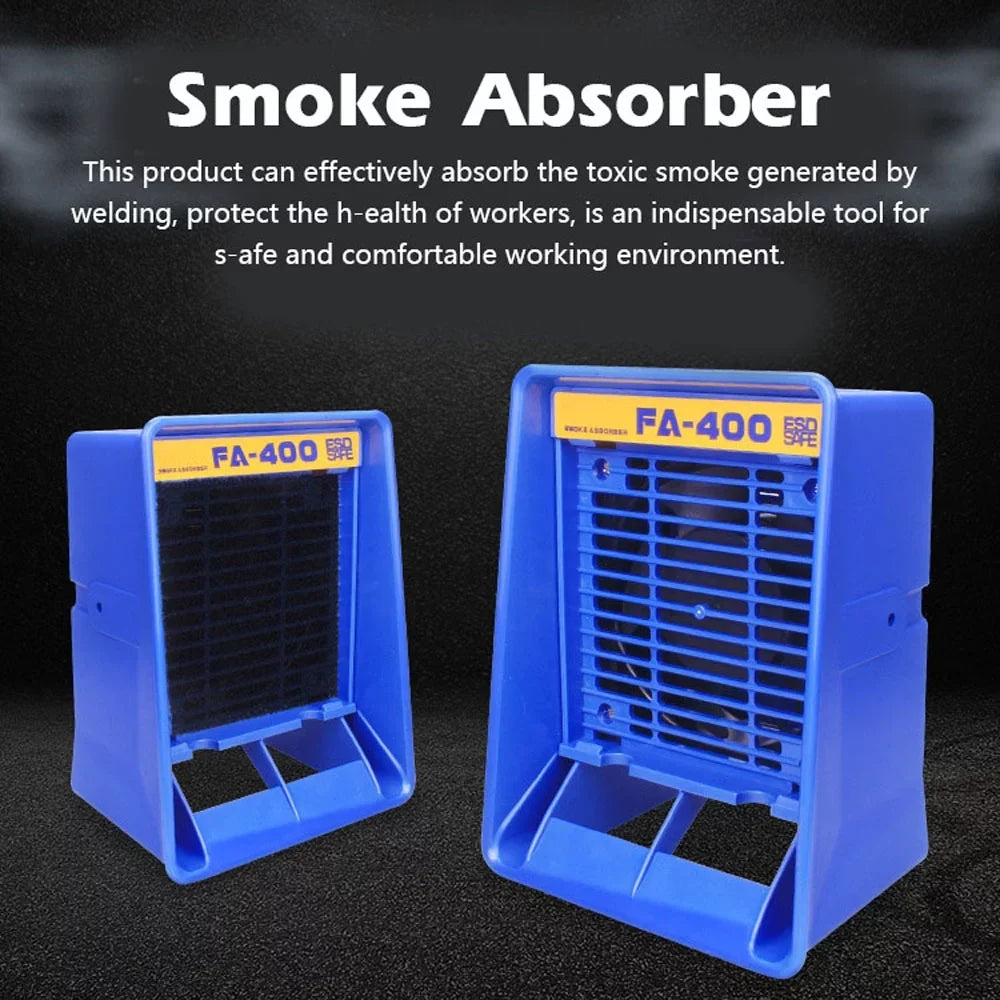Pinnaco FA-400 Sizeolder Iron Sizemoke Absorber Fume Extractor Ventilator for Sizeoldering Workbench