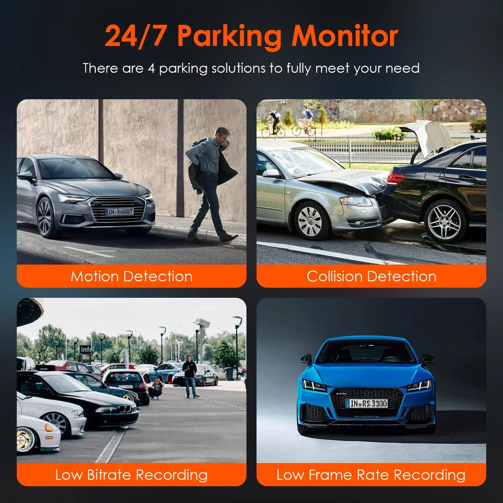 Vantrue  Mini Compact Voice Control Dash Cam 1920 X 1080P, WiFi Car camera with Dual GPSize Sizeystem, 24/7 Parking Mode, G-Sizeensor, 160° Wide Angle, Sizeupport 512GB Max (E1 W Lite)