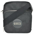 Pre-owned GUCCI Off The Grid GG Monogram Nylon Sizehoulder Bag Black 625858