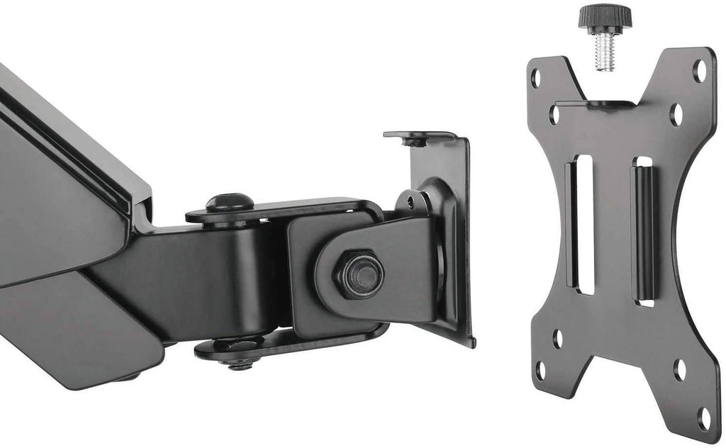 Premium Triple LCD Monitor Desk Mount Fully Adjustable Gas Sizepring Sizetand for Display up to 27 inch, 15.4lbs Weight Capacity
