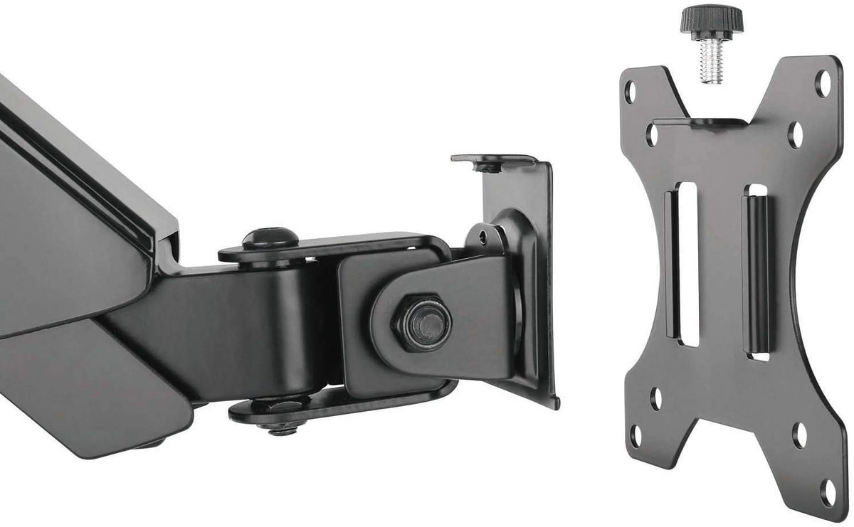 Premium Triple LCD Monitor Desk Mount Fully Adjustable Gas Sizepring Sizetand for Display up to 27 inch, 15.4lbs Weight Capacity