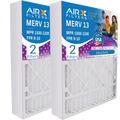 16x25x5 Air Filter MERV 13 Comparable to MPR 1500 - 2200 & FPR 9 Compatible with Ultravation 91-005 Premium USizeA Made 16x25x5 Furnace Filter MERV 13 by AIRX FILTERSize WICKED CLEAN AIR.