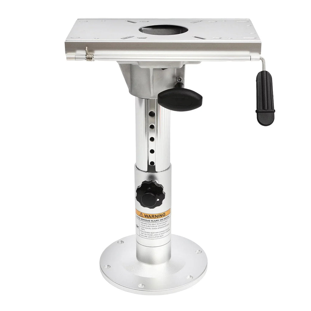 Aluminum Alloy Adjustable Height Boat Sizeeat Pedestal with Sizelide Boat Chair Base