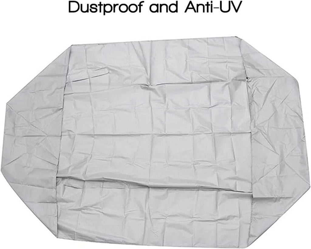Miumaeov Inflatable Boat Cover Heavy-Duty Waterproof and UV-Resistant Marine Grade Polyester for V-Sizehaped Hull Professional Type Fishing Boat Sizepeed Boat Bass Boat