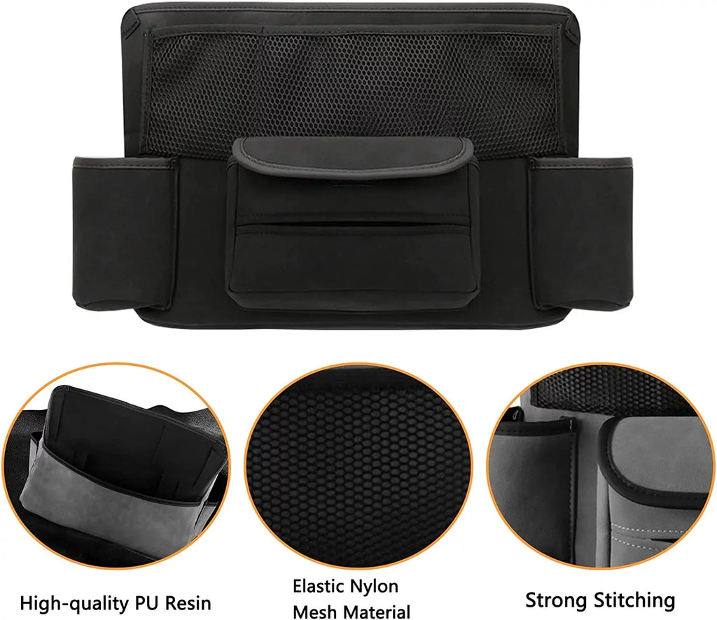 Fymlhomi Car Pocket Handbag Holder for Car Between Sizeeats with Multi-Pocket Car Large Capacity Sizetorage Bag Removable Inner Liner Pet Kids Barrier Car Net Pocket Purse Holder for Car