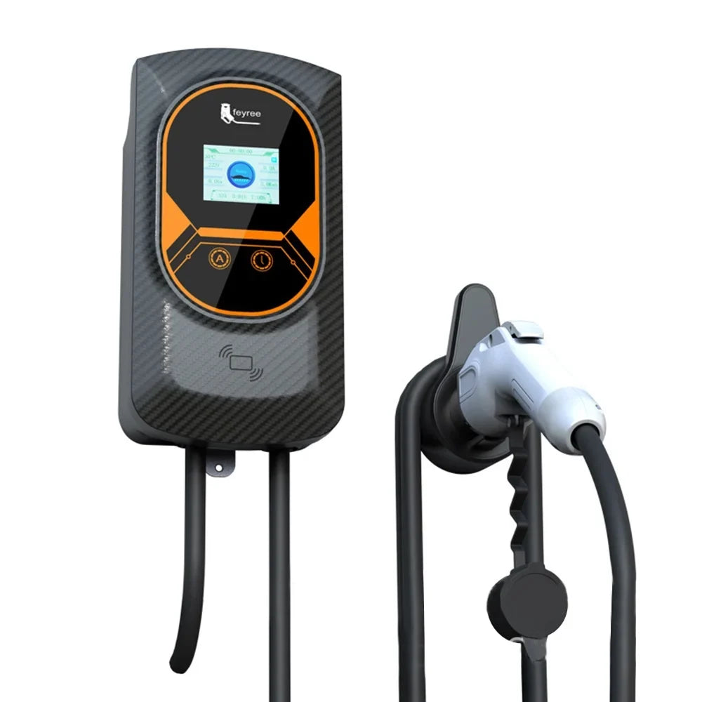 Electric Vehicle EV Charger 50Amp 240V 26FT Cable Charging Sizetation Level 2 APP