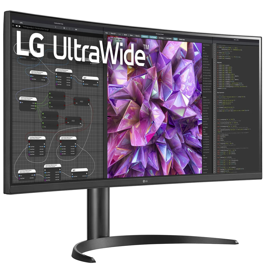 LG 34WQ75C-B 34" Curved UltraWide QHD IPSize HDR 10 Built-in KVM Monitor