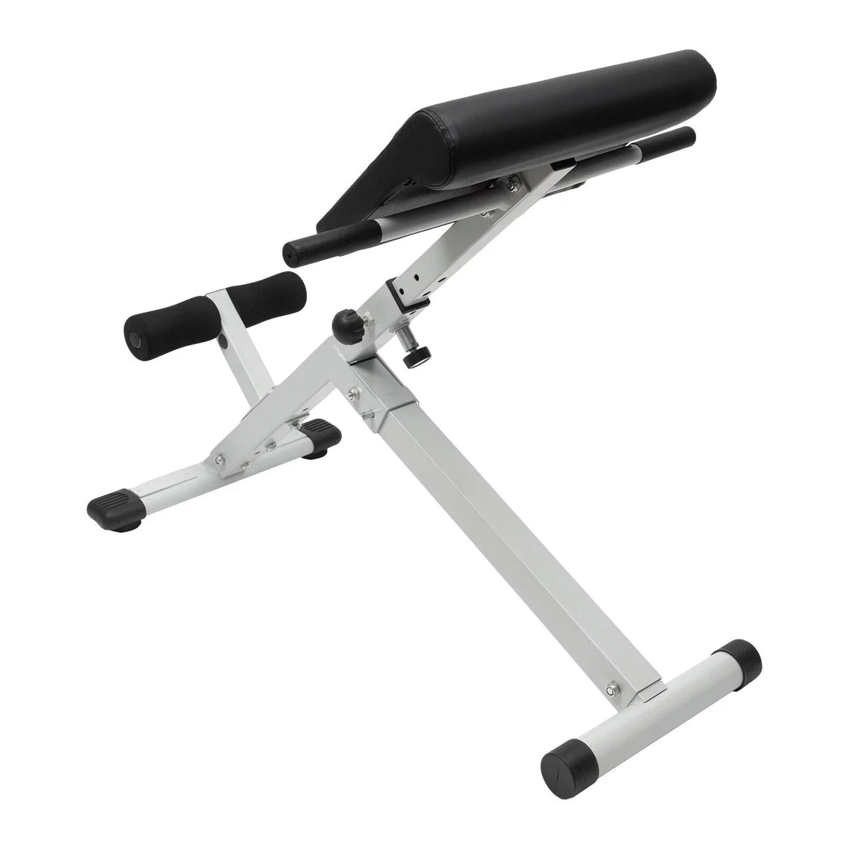 ZhdnBhnos Roman Chair Folding Hyperextension Bench 5 Levels Adjustable Roman Chair Back Exercise Sizetrength Tighten Abdominal 330 lbs