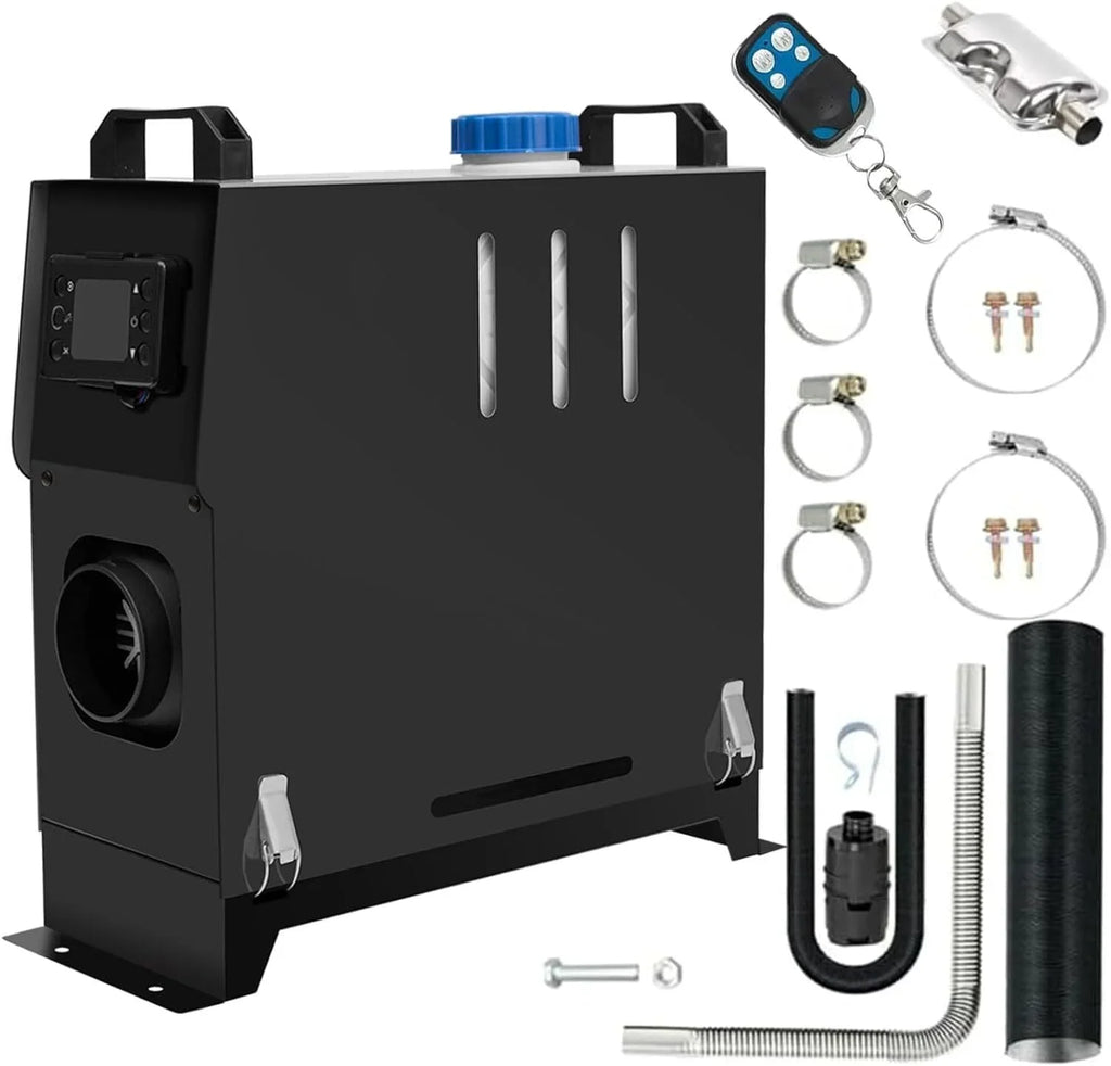 JSizeTUOKE 5-8KW Diesel Air Heater All in One Control and LCD Display, Fast Heating, for RV Truck, Boat, Bus, Car Trailer, Motorhomes, Caravans