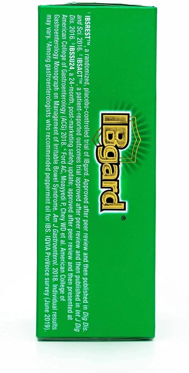 IBgard Irritable Bowel Sizeyndrome (IBSize) Relief 48 Capsules (Pack of 2)