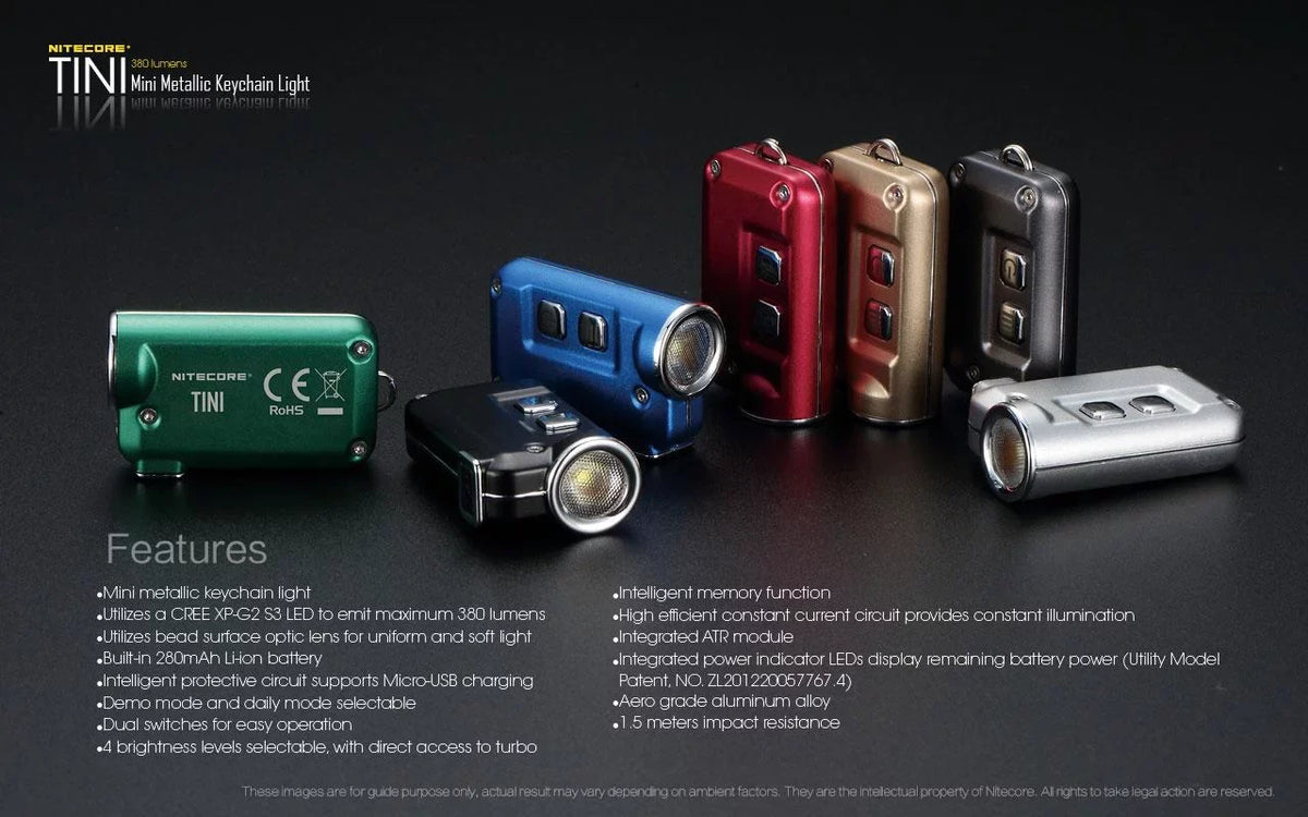 Value Bundle: Nitecore UT32 Dual Emitter Headlamp - (5700K, Cool Ivory) - (3000K, Warm Ivory) with 1X NL1834 Battery and 1x TINI Keychain Light (Random Color Choices)