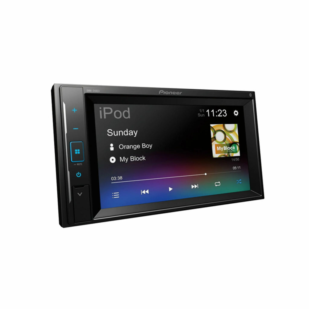Pioneer DMH-240EX 2-DIN Bluetooth Digital Media Receiver with 6.2 - inch Touchscreen - Black