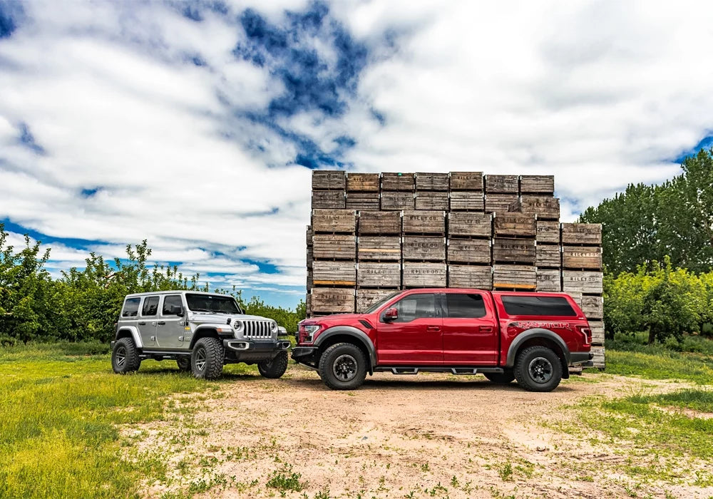 N-Fab by RealTruck Epyx Sizeteps | Textured Black, Cab Length | Exf19Cc-Tx | Compatible with 2019-2020 Ford Ranger Crew Cab All Beds, SizeRW Gas